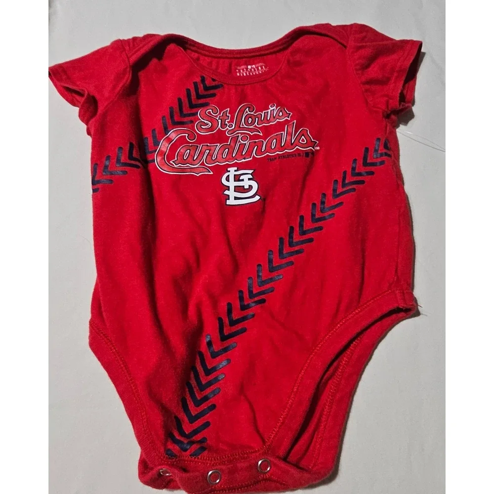 Garanimals St Louis Cardinals Baby Clothing Lot 0-3M 3-6M Dinosaur Stripes 11pc